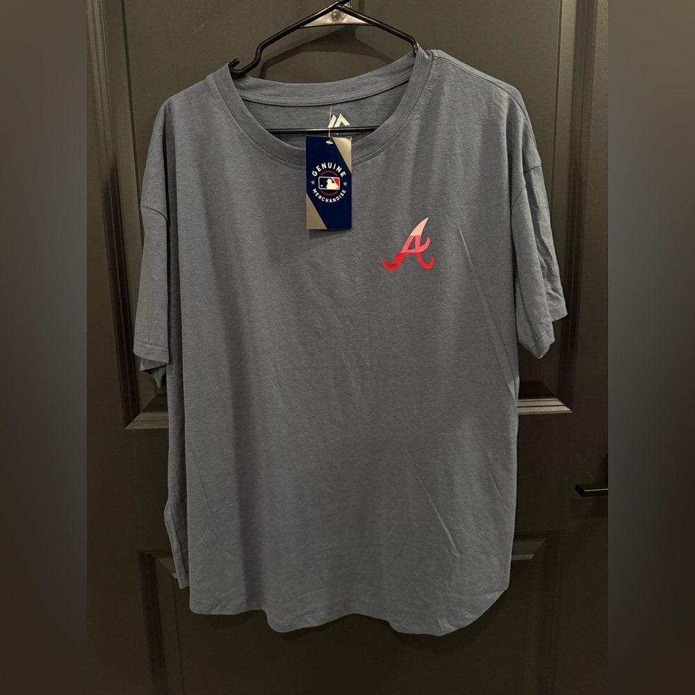 ATLANTA BRAVES WOMENS LARGE TEE
